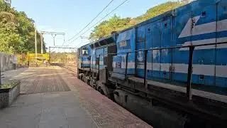 WDP4 9000 HP Diesel Engine Sound