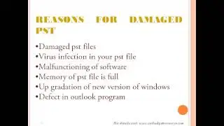 Recover your damage pst file using outlook pst recovery
