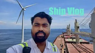 Hamburg to Terneuzen | Ship Vlog, Sea Windmills & Port Operations - Life at Sea 