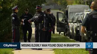 Missing elderly man found dead in Brampton