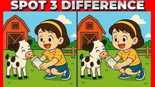 Find The 3 Difference | Solve This Puzzle Before Time Runs Out|Spot 3 Difference|Dream Line Studio 9