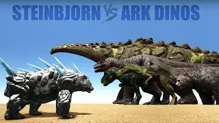 STEINBJORN vs ARK DINOS | Ark Battle