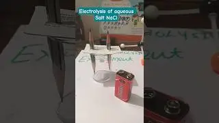 Green Hydrogen Production small Experiment #experiment #crazy #chemistryforneet