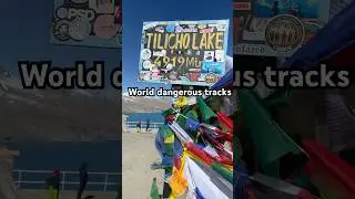 Dangerous track nepal manang tilicho lake 🏔️