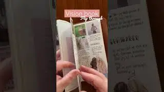 Vision board / Vision Book Flip Through ❤️🖋️📓