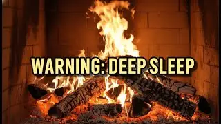 Crackling Fireplace 🔥 40 Minutes of Cozy Fire for Sleep, Relax & Study