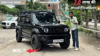 😈 Z-Black Testfully 🦋 Modified Maruti jimny 4x4 ✅ II 2025 में Thar लेने से पहले ये video जरूर देखो 💯