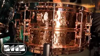 Ludwig 6.5x14 Hammered Copperphonic Snare Drum w/Tube Lugs & Die-Cast Hoops LC662KTC