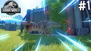DINOSAURUS PERTAMA KITA - Jurassic World Evolution Indonesia #1
