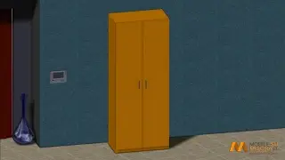 GUARDAROBA 1 VANO ANTA DOPPIA