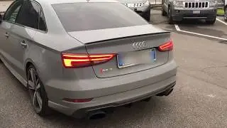 Sound Audi RS3 Sedan 400hp Dynamic Mode