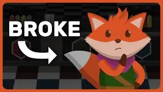 When TUNIC Fox runs out of money... [Animation]