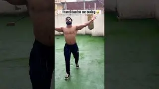 Thandi barish me boxing 😎 #shorts #viralshorts #trendingshorts