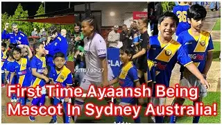 First Time Ayaansh Being Mascot InSydney Australia! @CuteAyaansh @AboutAustraliawithBhawna 