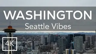 Seattle Cityscapes from Above: A Breathtaking Drone Tour of Downtown Landmarks and Urban Landscapes