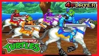TMNT - Knights & Dragons: TEQ Bootleg 4Players Co-Op + Download OpenBOR Cheatrun [073]