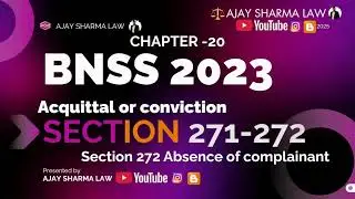 section 271 272 bnss 2023| WARRANT TRIAL|AJAY SHARMA LAW