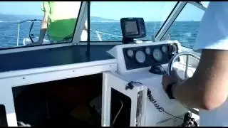 1996 Sea Swirl 1850 Striper at-sea testing