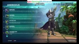 All Skills Of Androxus The Flank Champion Revealed In Paladins Champions Of The Realm