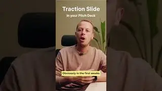 How to show traction in your pitch deck #traction #pitchdeck