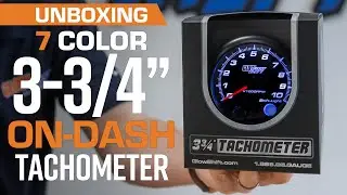 Unboxing | GlowShift 7 Color Series 3-3/4&rdquo; On Dash RPM Tachometer Gauge with Shift Light