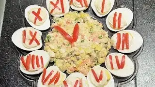 leckere  Partysalat Polnische Kartoffelsalat Gemüsesalat