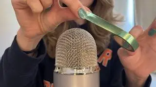 Crunchy Mic Triggers ASMR | Mic Brushing, Tape Pulling