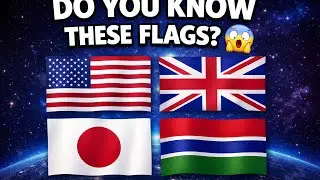 DO YOU KNOW THESE FLAGS? 🌍🇺🇸🇬🇧🇯🇵🇬🇲