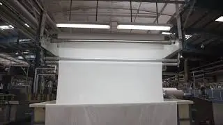 Organic Cotton Percale Sheets Being Made at the Factory