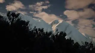 Cinematic Snow Mountain Flyover &ndash; VFX Test Scene (v001)