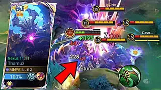 THAMUZ REVAMP GAMEPLAY NEXUS 11.11 NEW SKIN!! (Please Watch!) - MLBB