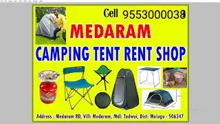 Medaram jatara day-1 Tents Rent -9553000038  Location:- 