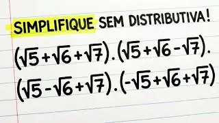 Simplifique a Expressão com Raízes sem Fazer a Distributiva