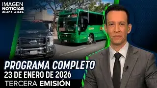 Imagen Noticias GDL con Ricardo Camarena | Programa completo 23 de enero 2026