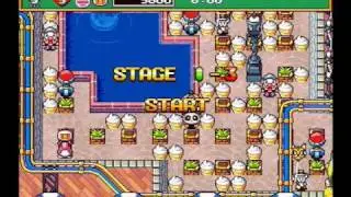 Sega Saturn - Saturn Bomberman (Area 1 Gameplay)