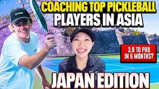 Can Japanese College Tennis Player Go PRO in Pickleball? (30 Minute Lesson) 