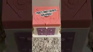 Sweet Secrets Dollhouse from the 80s! #80stoys #dollstagram #80snostalgia #retrovibes #memorylane