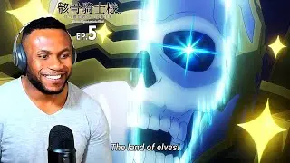 Skeleton Knight in Another World Episode 5 REACTION/REVIEW!