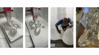 Belotti FLA 5-axis plexiglas machining for designer furniture