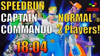 SPEEDRUN - WORLD RECORD - Captain Commando SNES - Normal% - Coop com @yurisalgadin - 18:04