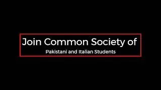 PAKISTAN SOCIETY IN ITALY
