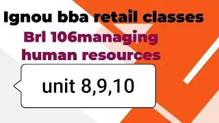 Ignou brl 106 unit 8,9,10 class! Ignou brl106 important question class