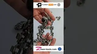 Heavy duty chains for cast iron or clay pipes