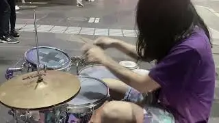 Drumming on the street