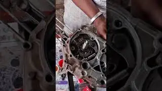 Hero Splendor gearbox fitting #bike #mechanic #bikemechanic #mechaniclife #herosplendor