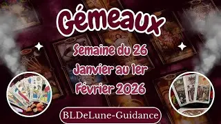 GÉMEAUX ♊ 26 Janvier au 1er Février 2026. Vos rêves n'attendent que votre décision pour prendre vie