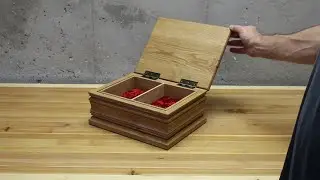 Дубовая шкатулка для украшений