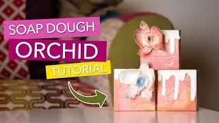 Soap Dough Orchid Soap tutorial