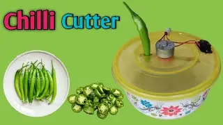 How to make  mini chilli cutter At home || DIY chilli cutter || chilli cutter machine ||