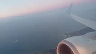 TUI Boeing 737-800 early morning departure out of Exeter Airport